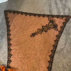 Orange Tissue Saree Indian wear